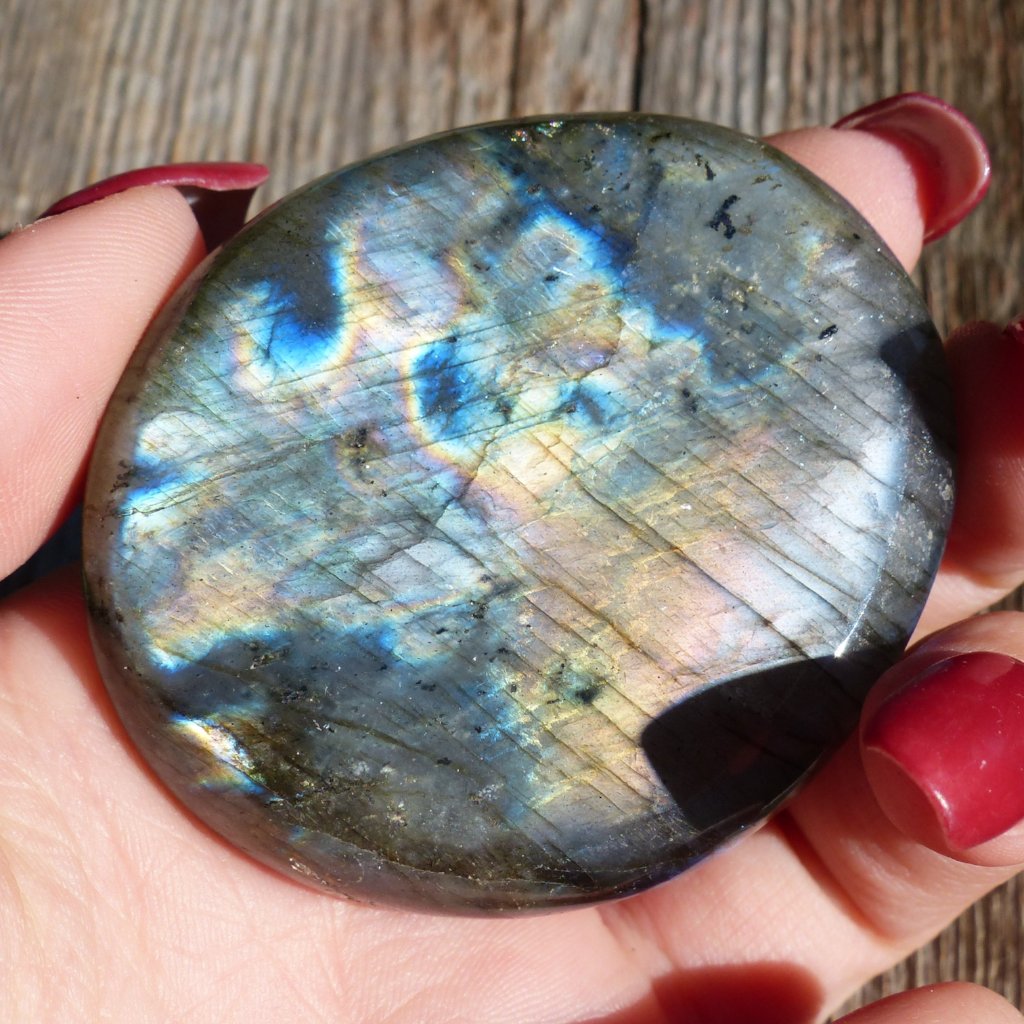 Labradorite Palm Stone (#41)
