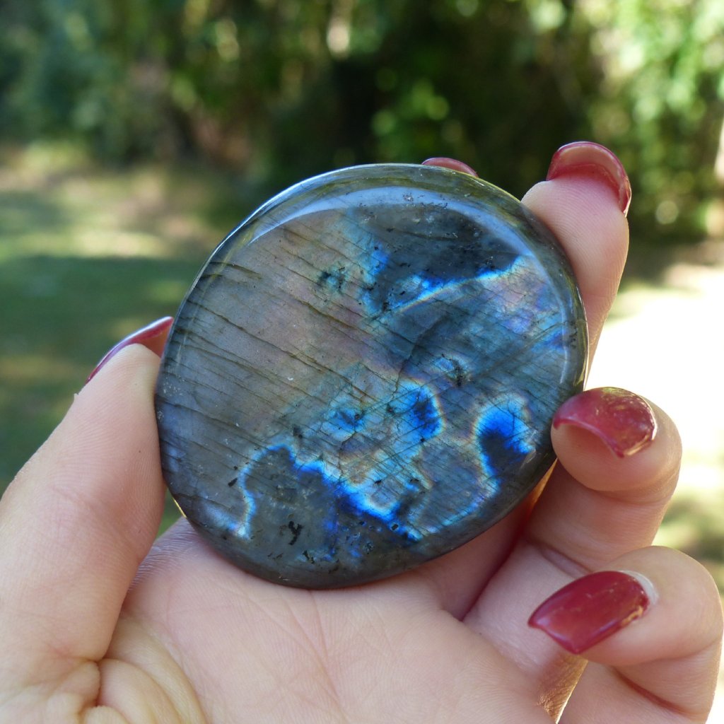 Labradorite Palm Stone (#41)