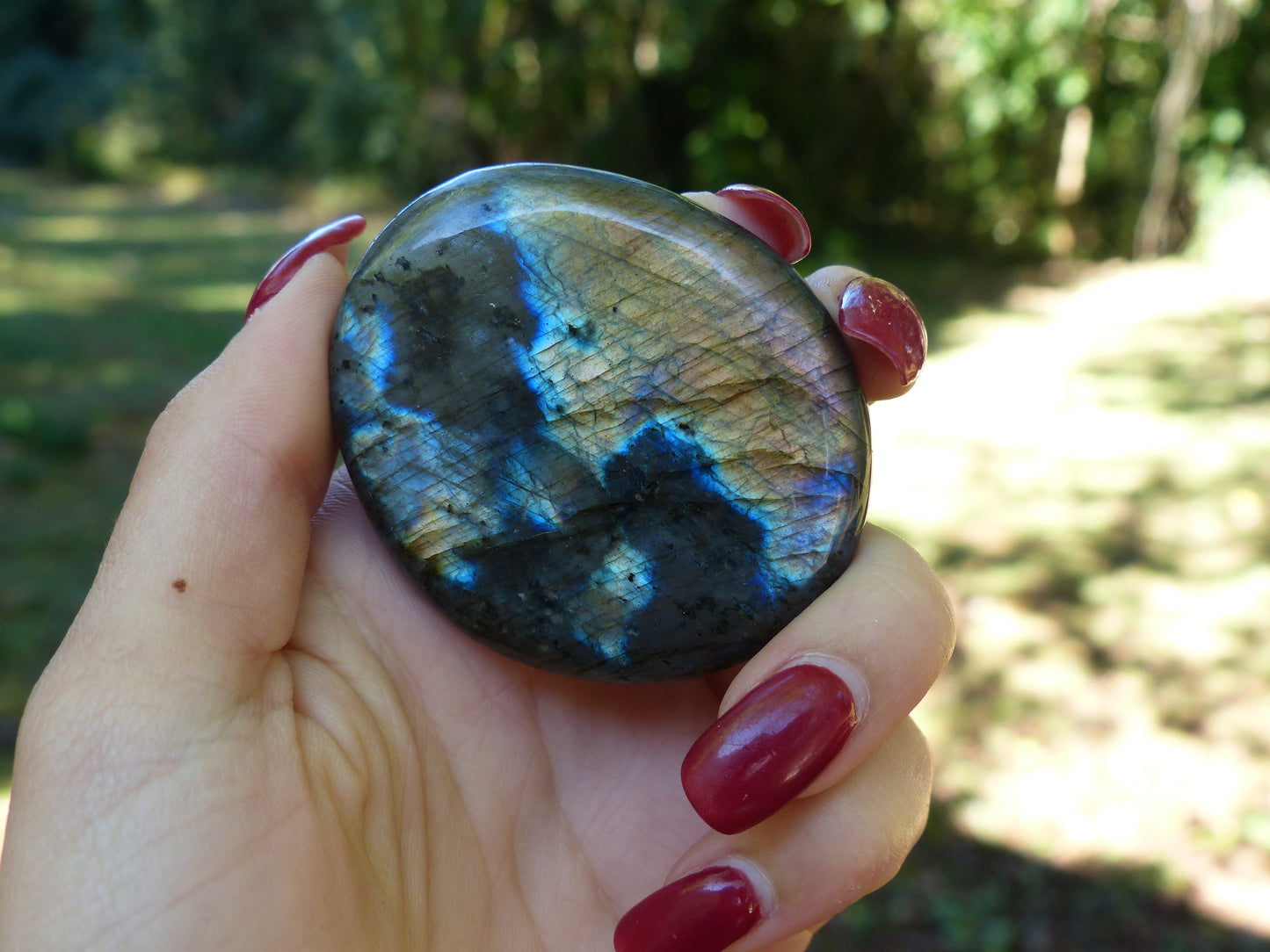 Labradorite Palm Stone (#41)