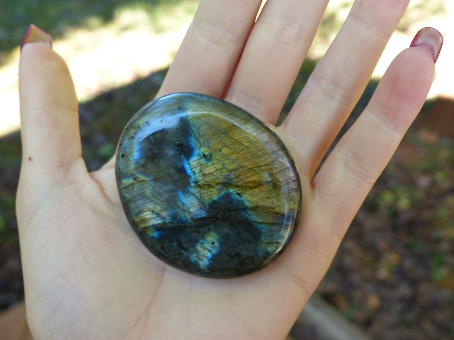 Labradorite Palm Stone (#41)