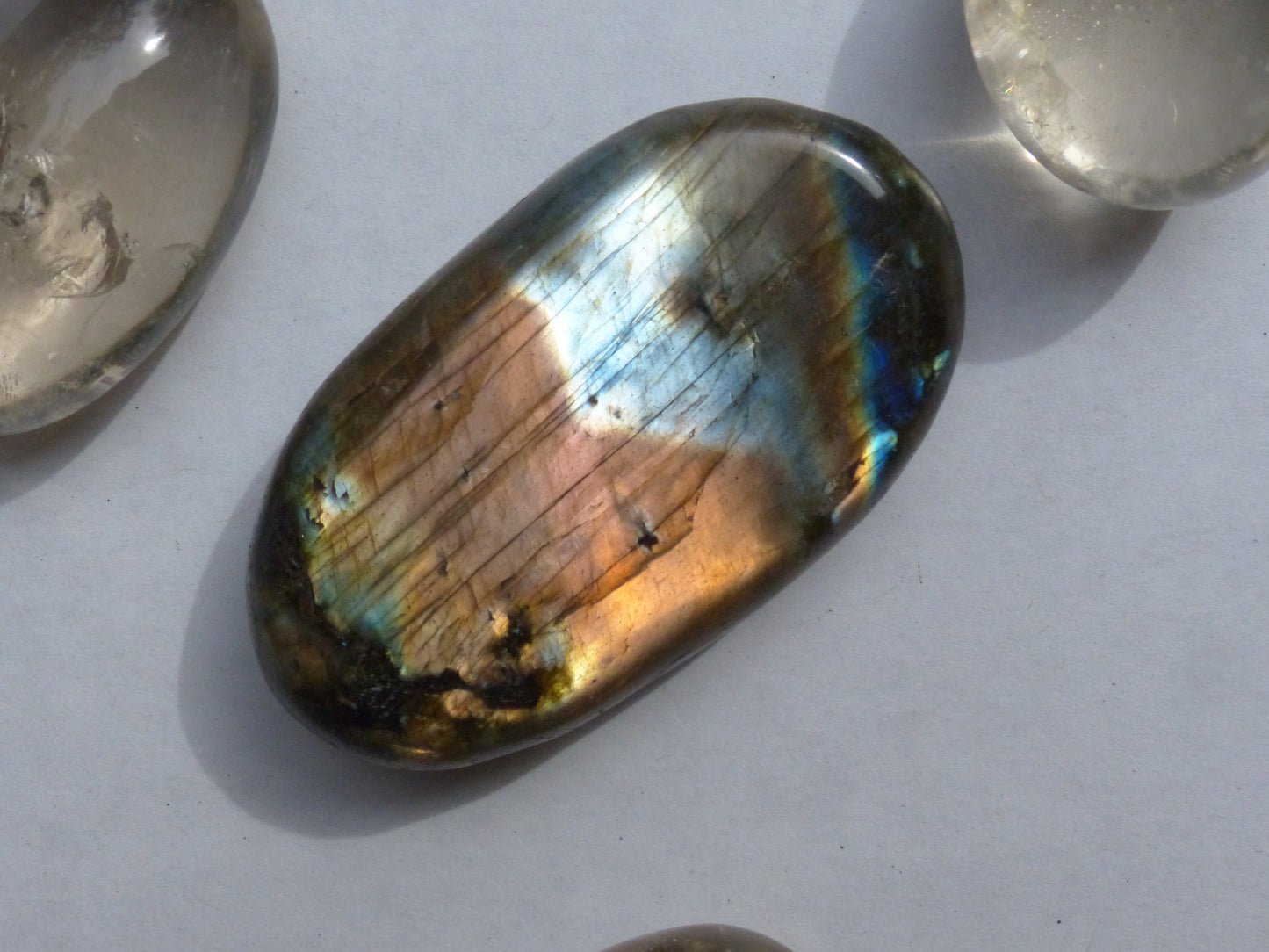 Labradorite Palm Stone (#28)