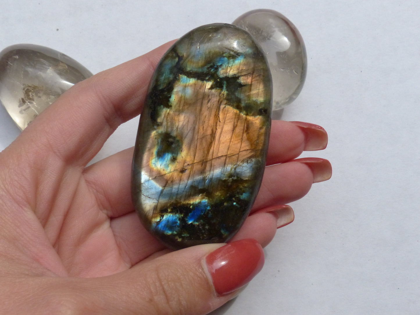Labradorite Palm Stone (#28)