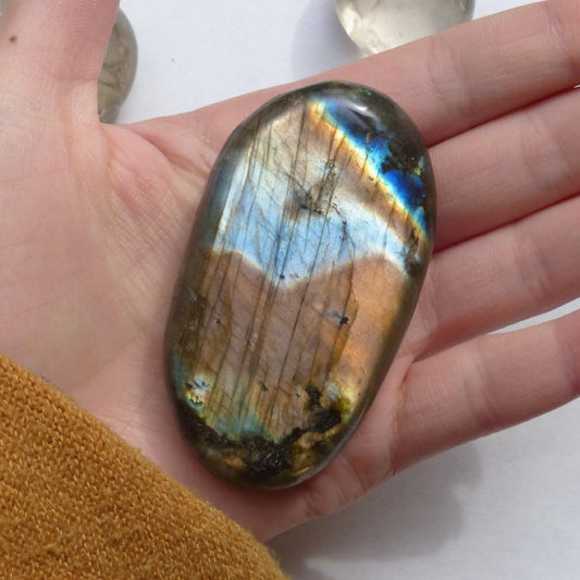 Labradorite Palm Stone (#28)