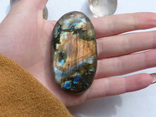 Labradorite Palm Stone (#28)