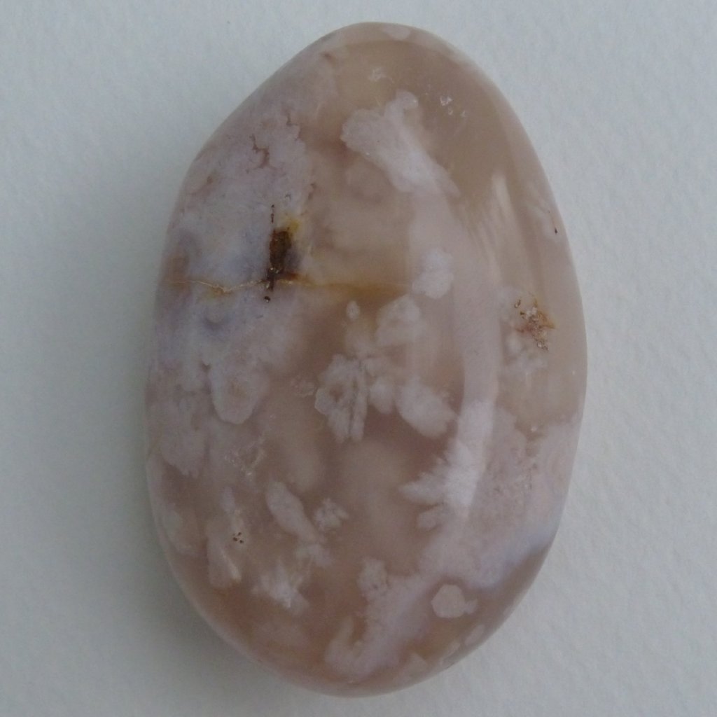 Flower Agate Palm Stone (#13)