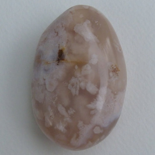 Flower Agate Palm Stone (#13)