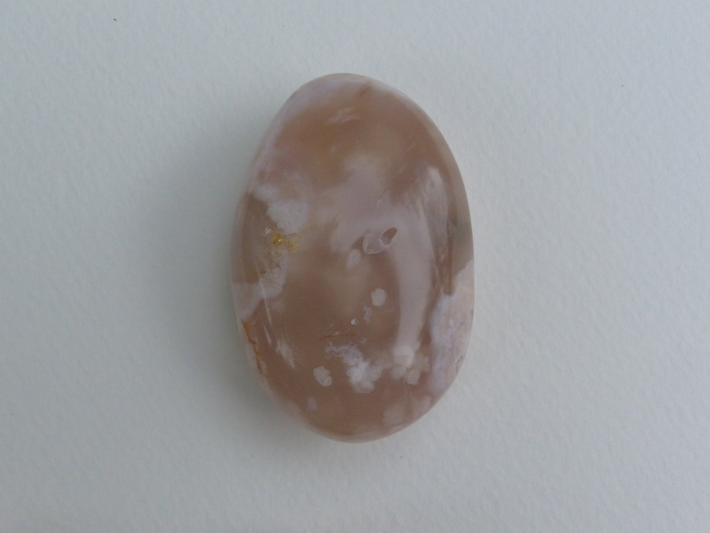 Flower Agate Palm Stone (#13)