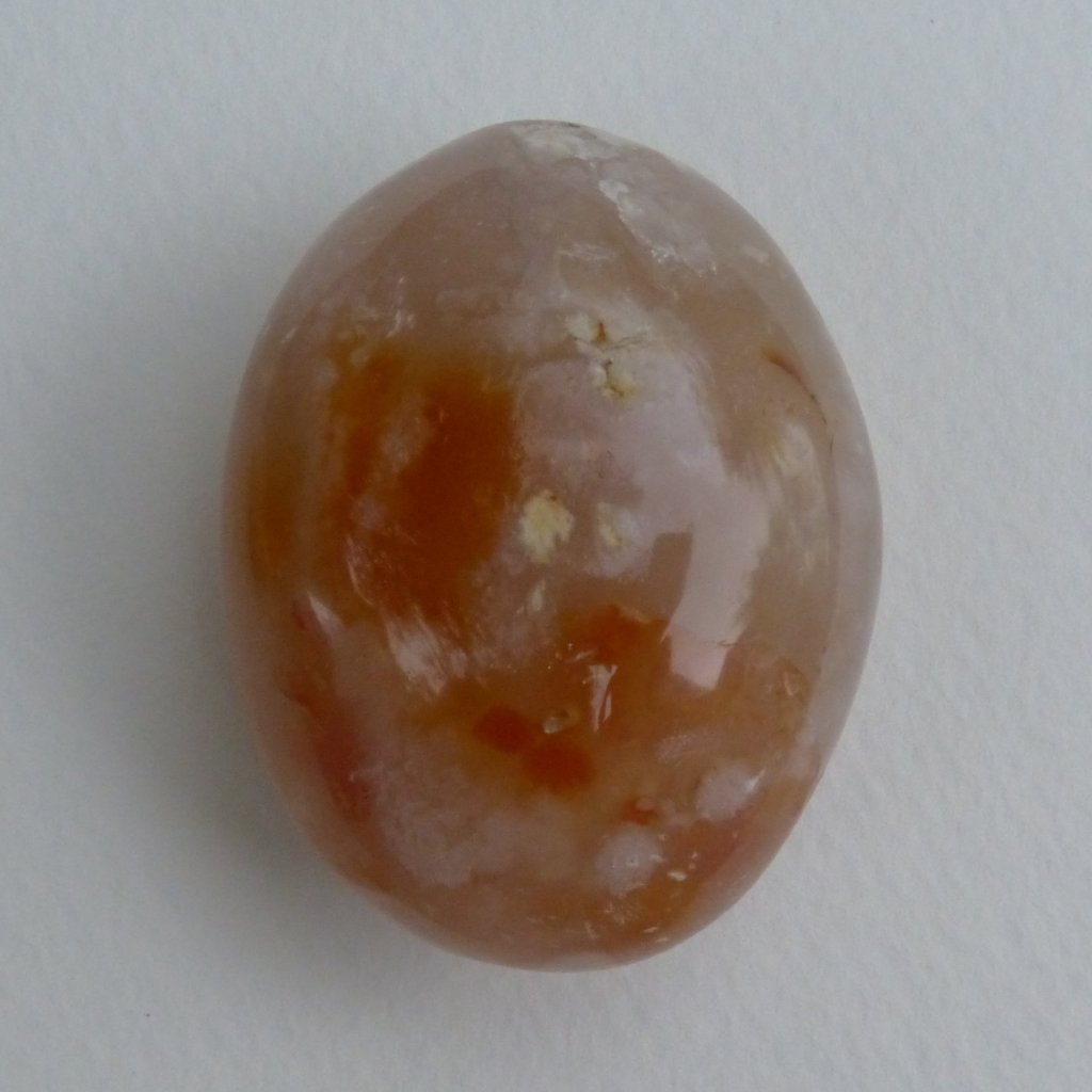 Flower Agate Palm Stone (#12)