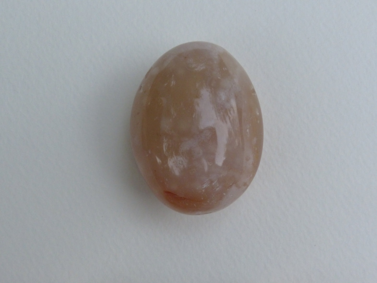 Flower Agate Palm Stone (#12)