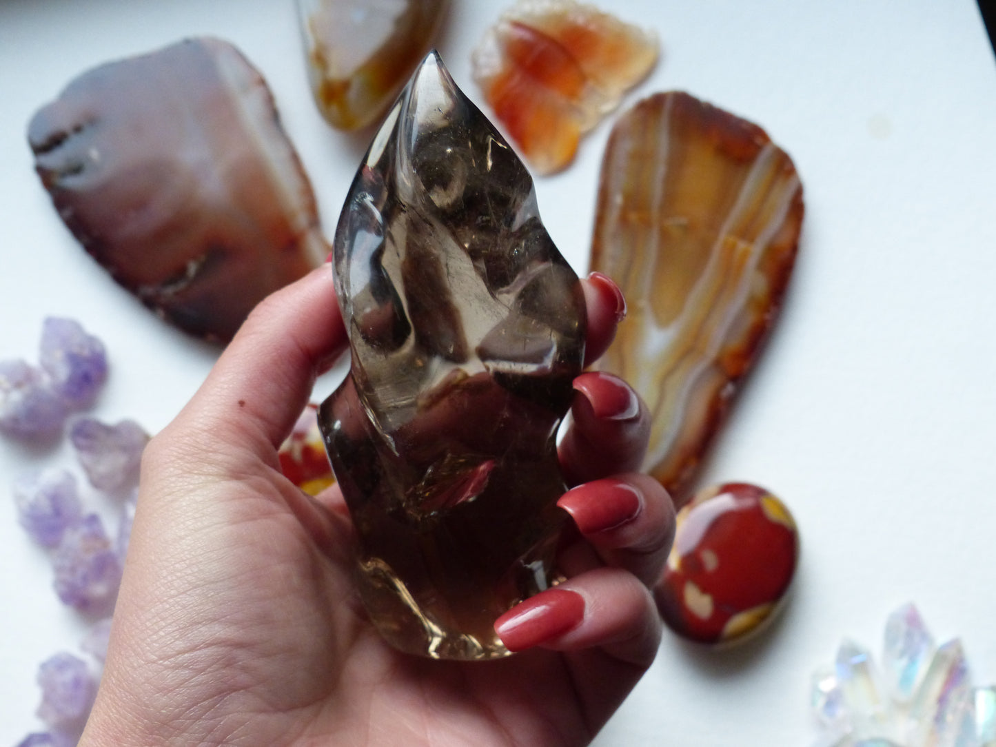 Smoky Quartz Flame (#2)