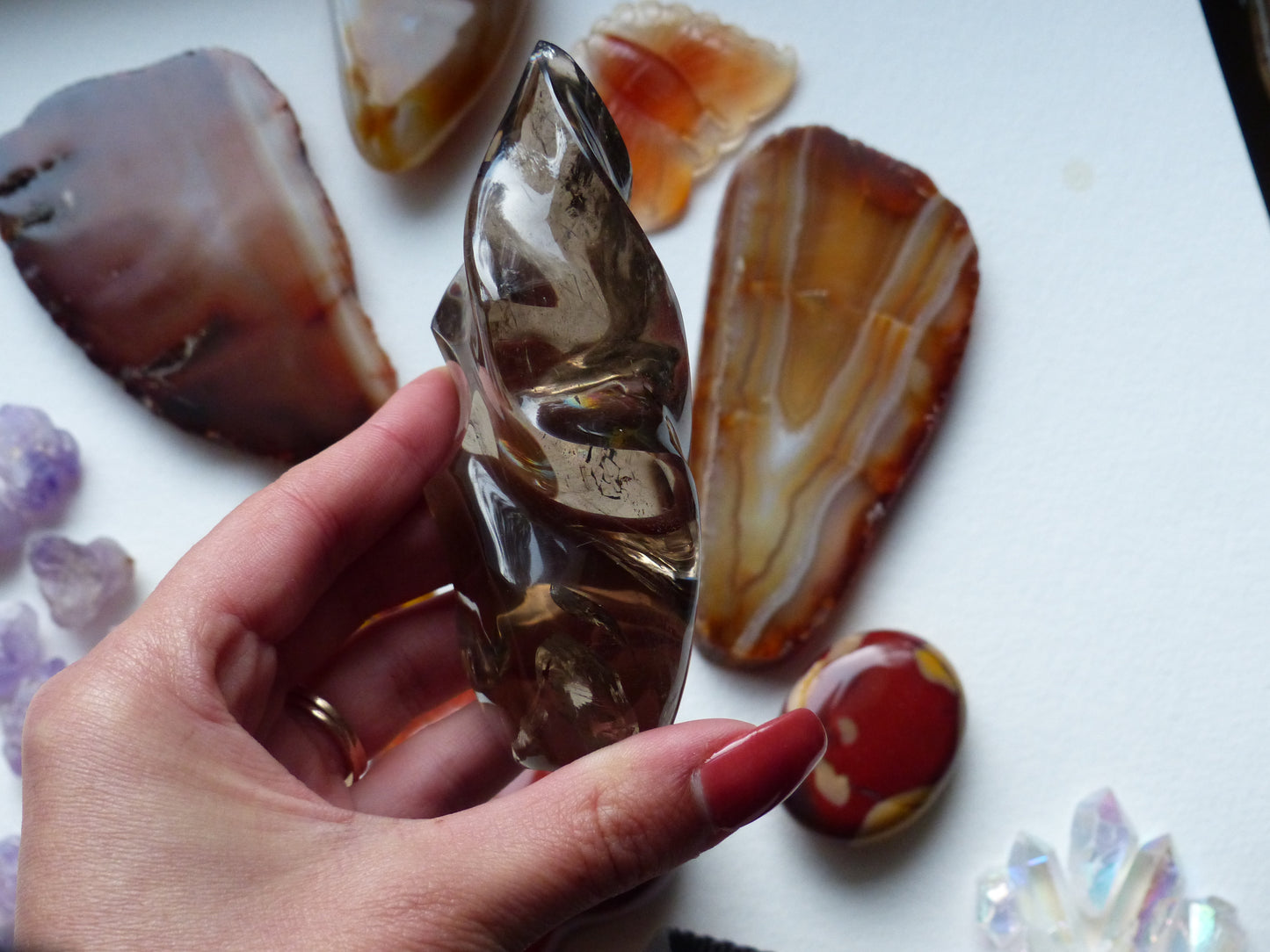 Smoky Quartz Flame (#2)