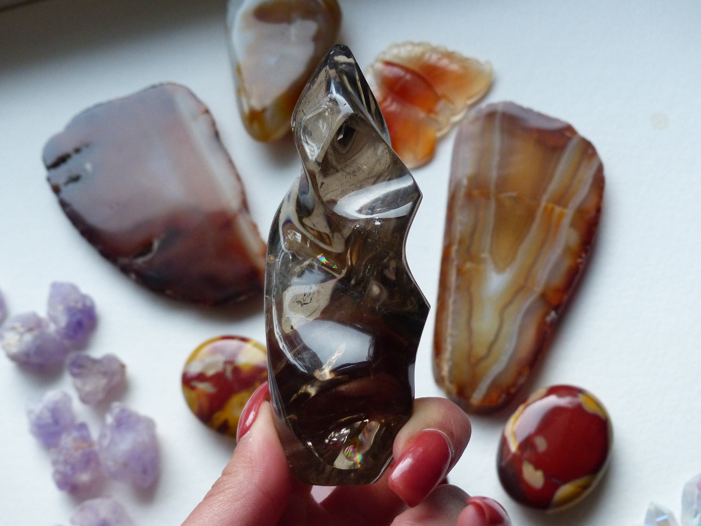 Smoky Quartz Flame (#2)