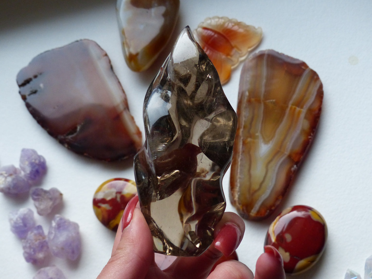 Smoky Quartz Flame (#2)
