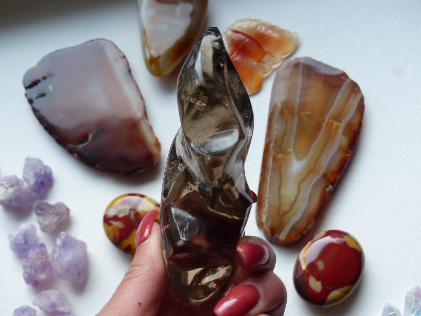 Smoky Quartz Flame (#2)