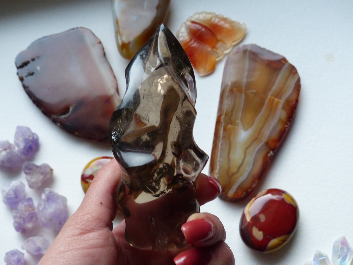 Smoky Quartz Flame (#2)