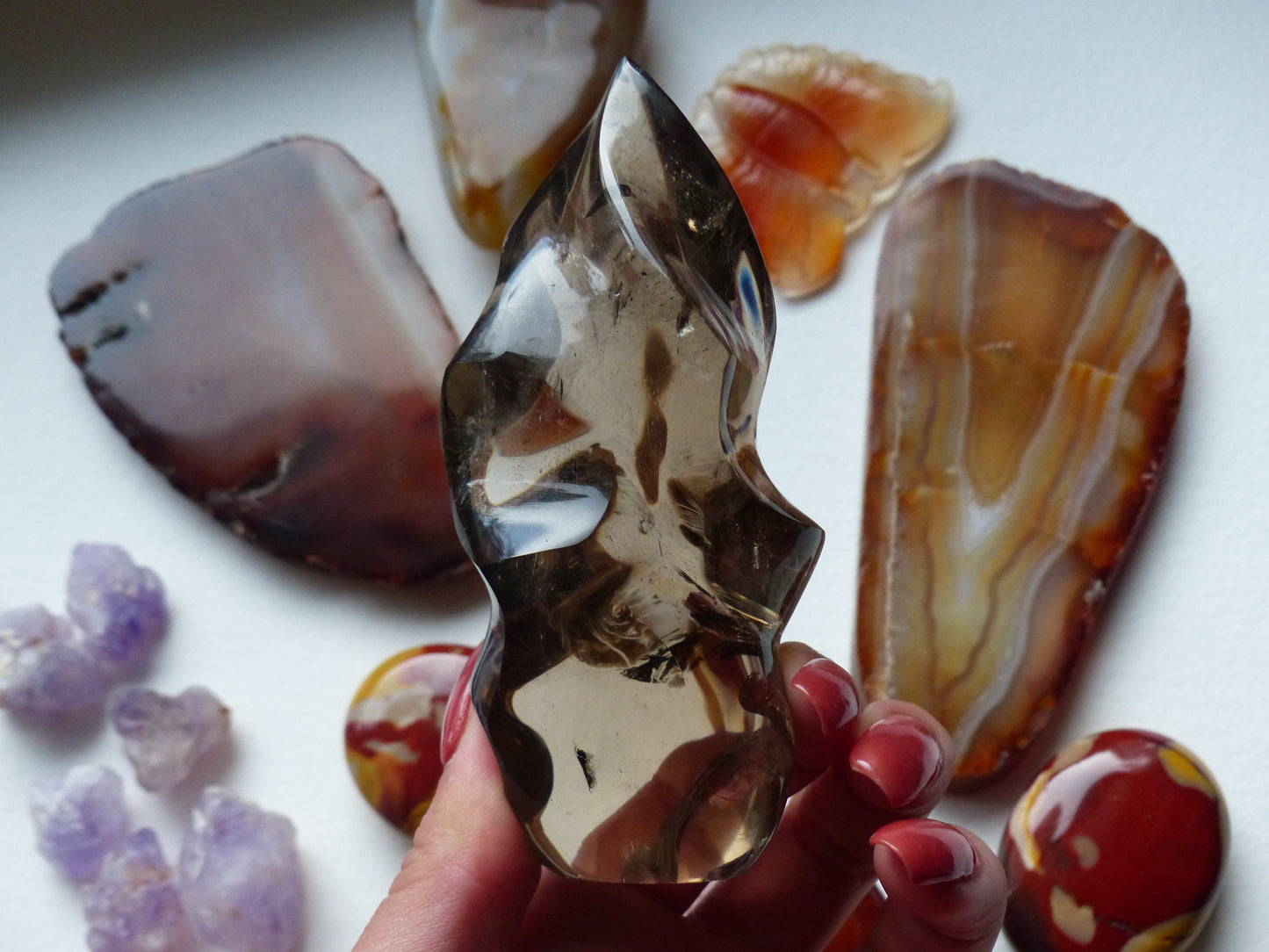 Smoky Quartz Flame (#2)