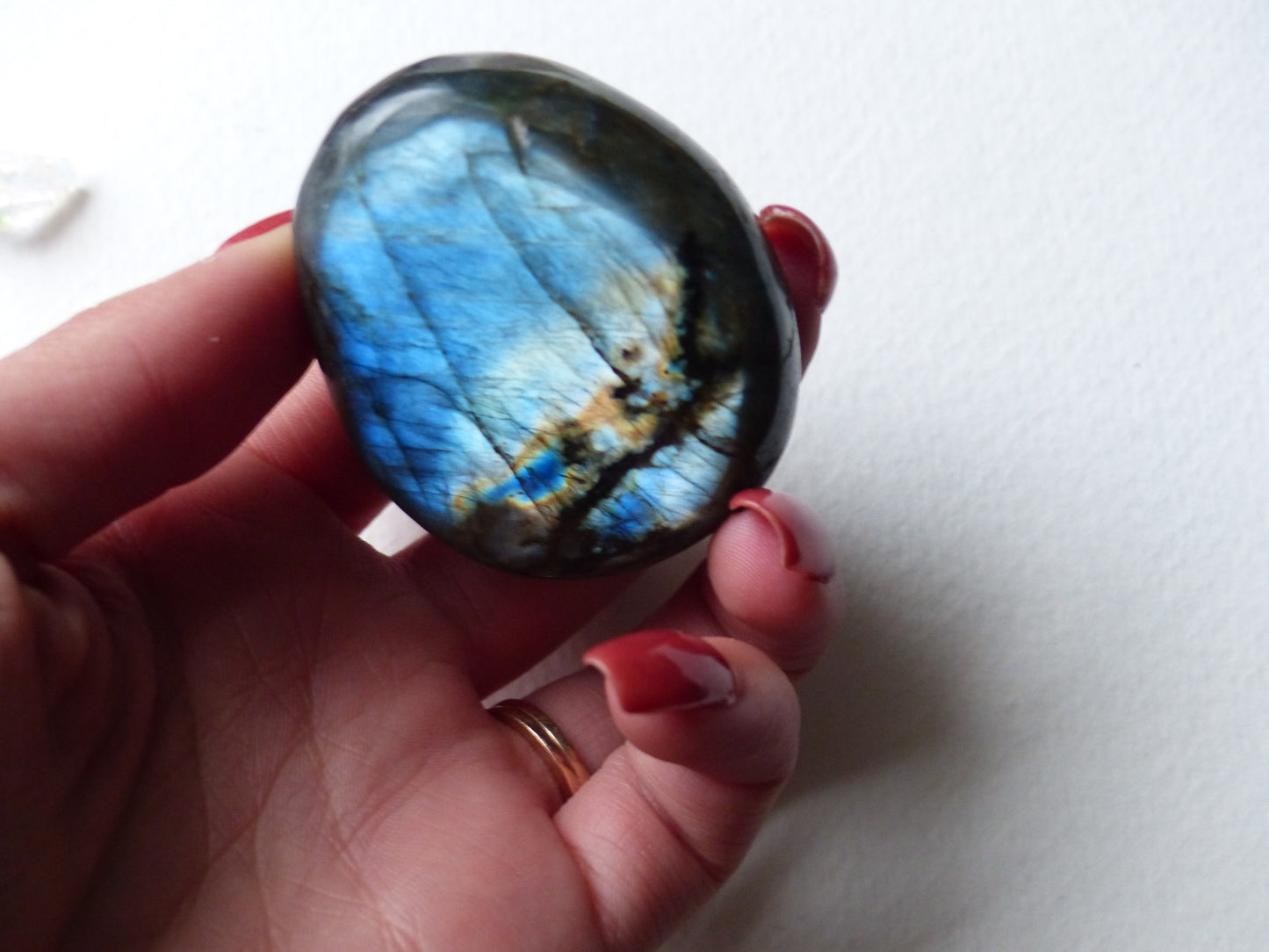 Labradorite Palm Stone (#38)