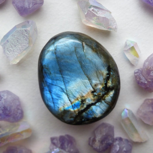 Labradorite Palm Stone (#38)
