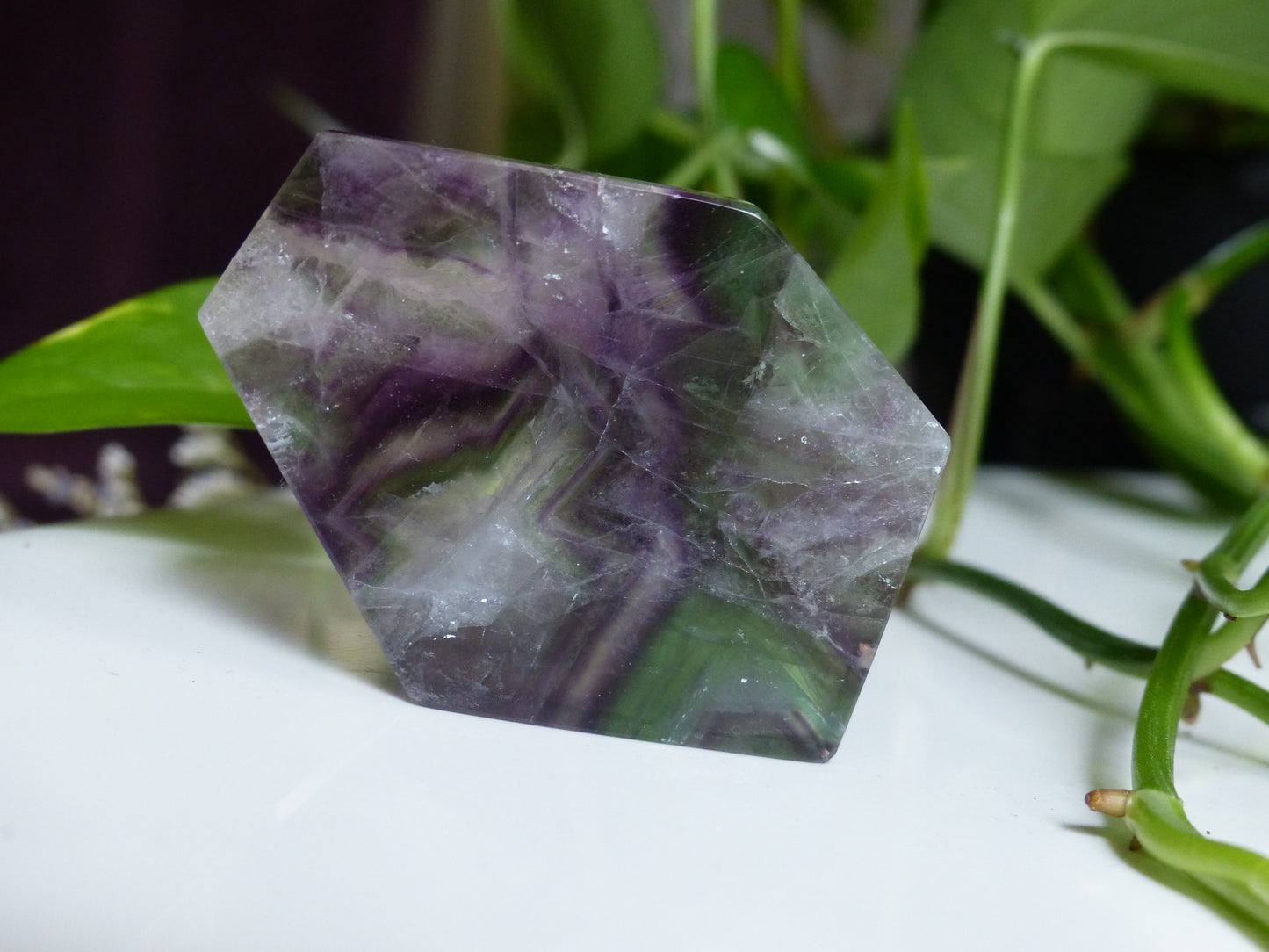 Fluorite Slab, Rainbow Fluorite Slab (#11)