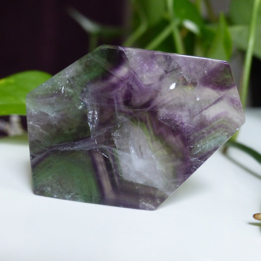Fluorite Slab, Rainbow Fluorite Slab (#11)