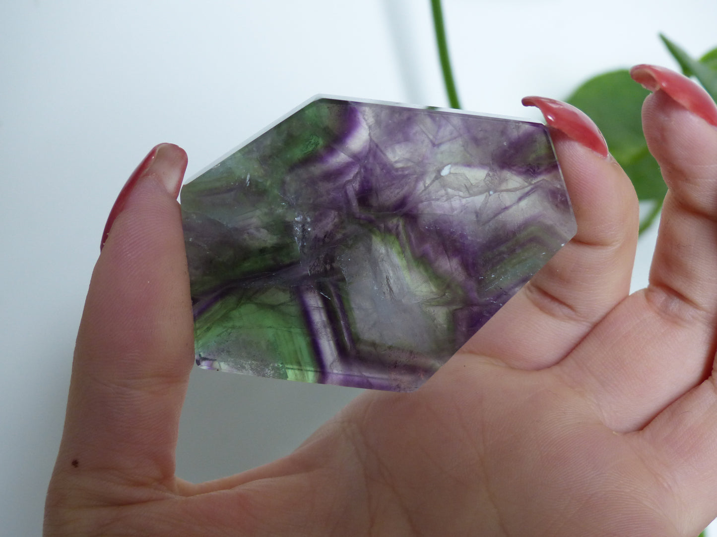 Fluorite Slab, Rainbow Fluorite Slab (#11)