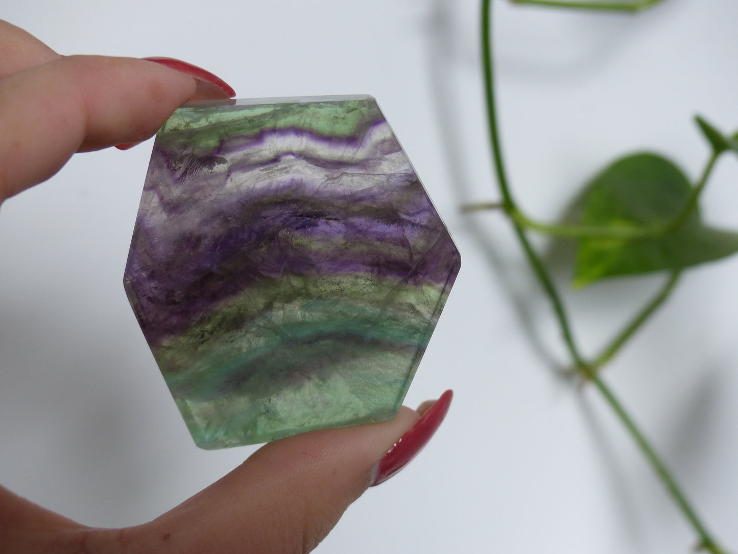 Fluorite Slab, Rainbow Fluorite Slab (#12)