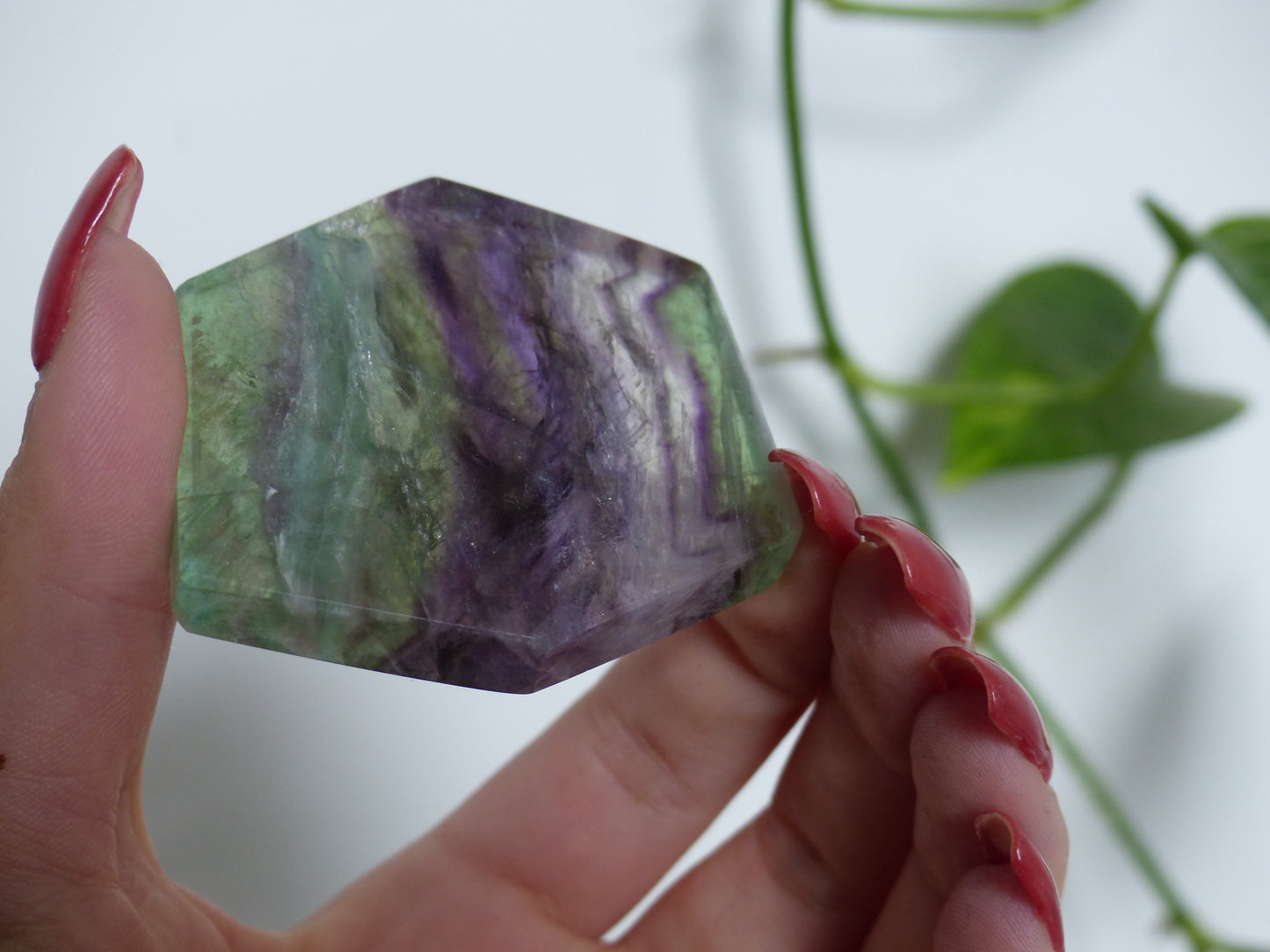 Fluorite Slab, Rainbow Fluorite Slab (#12)