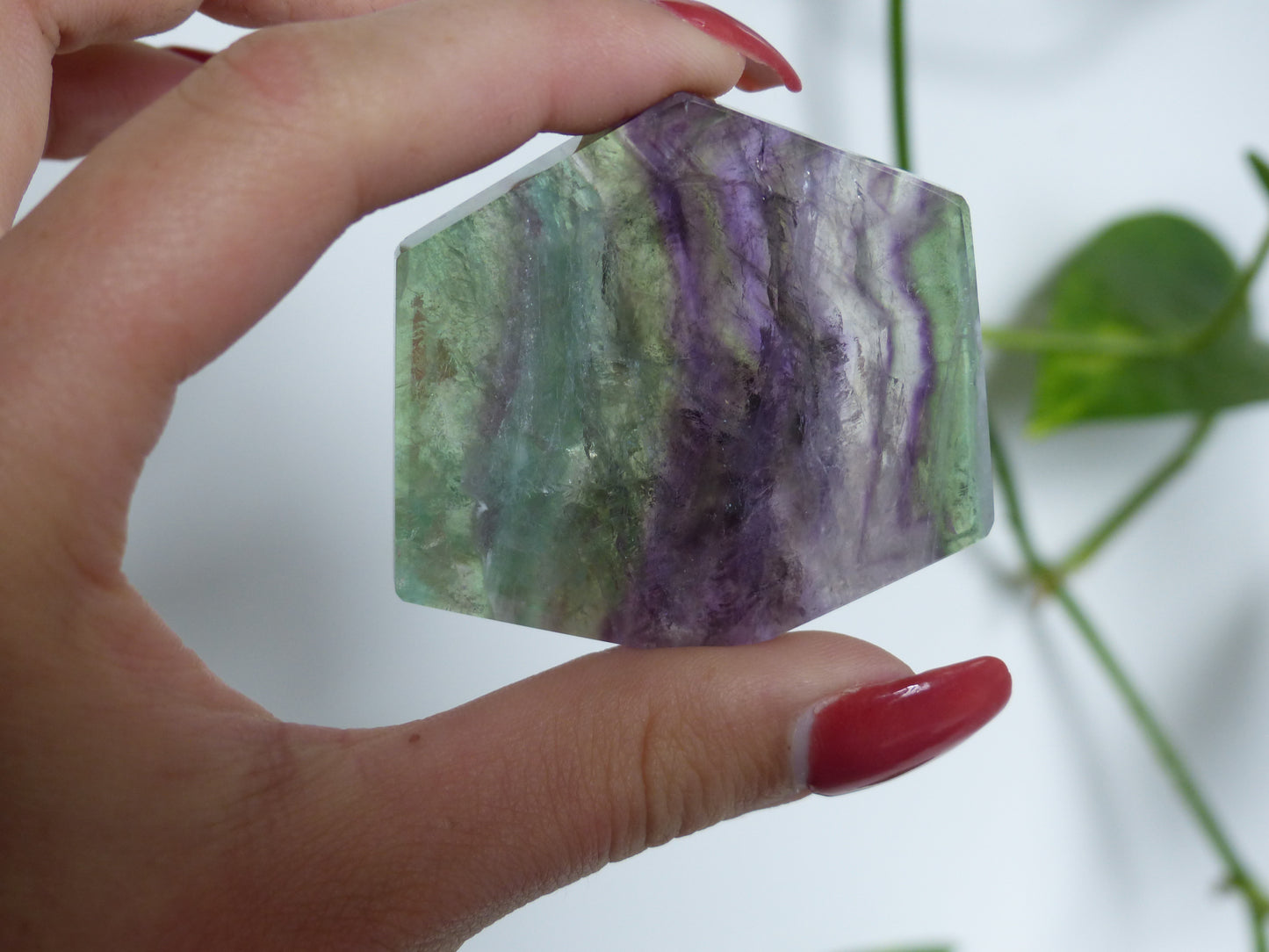 Fluorite Slab, Rainbow Fluorite Slab (#12)