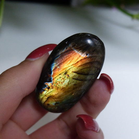 Labradorite Palm Stone (#44)