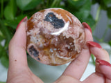 Flower Agate Palm Stone (#17) - Simply Affinity