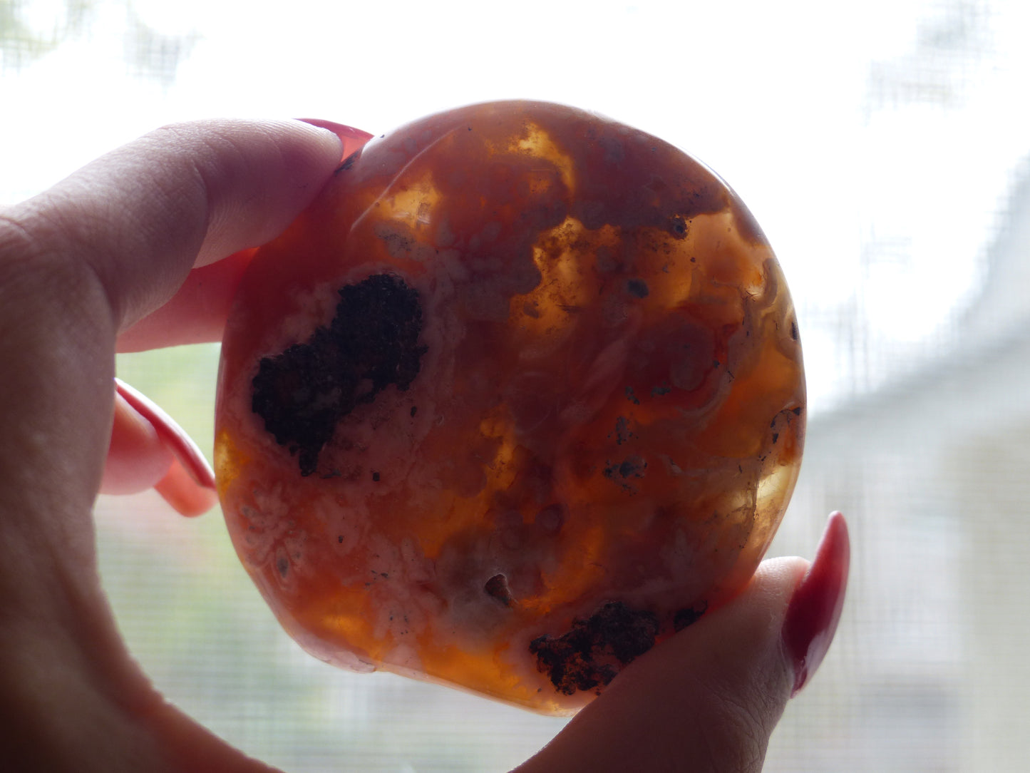 Flower Agate Palm Stone (#17) - Simply Affinity