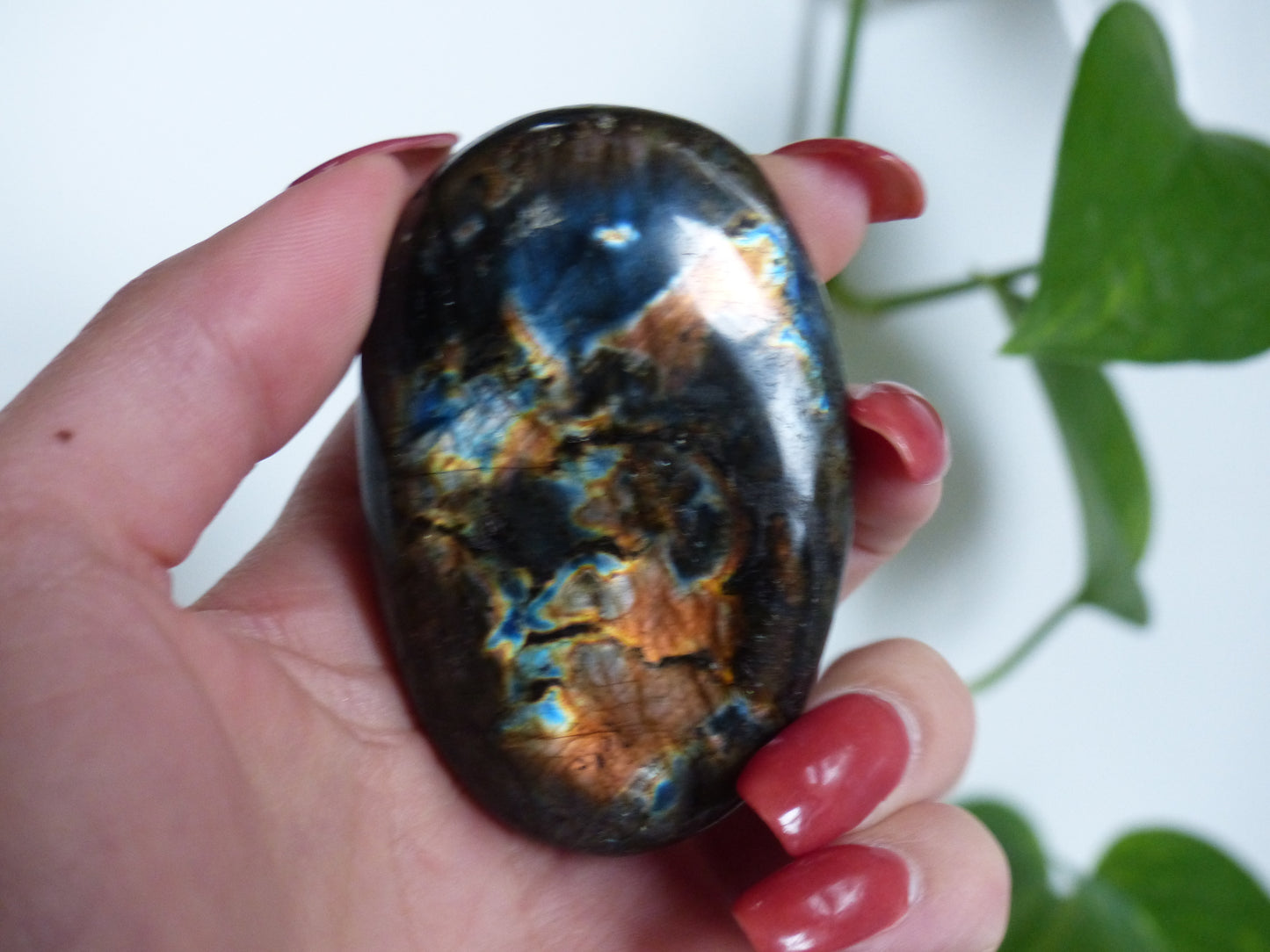 Labradorite Palm Stone (#45)