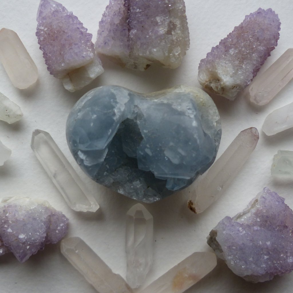 Celestite Heart