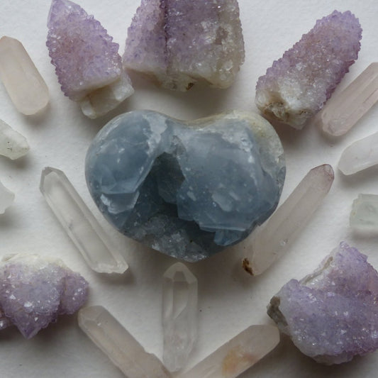 Celestite Heart
