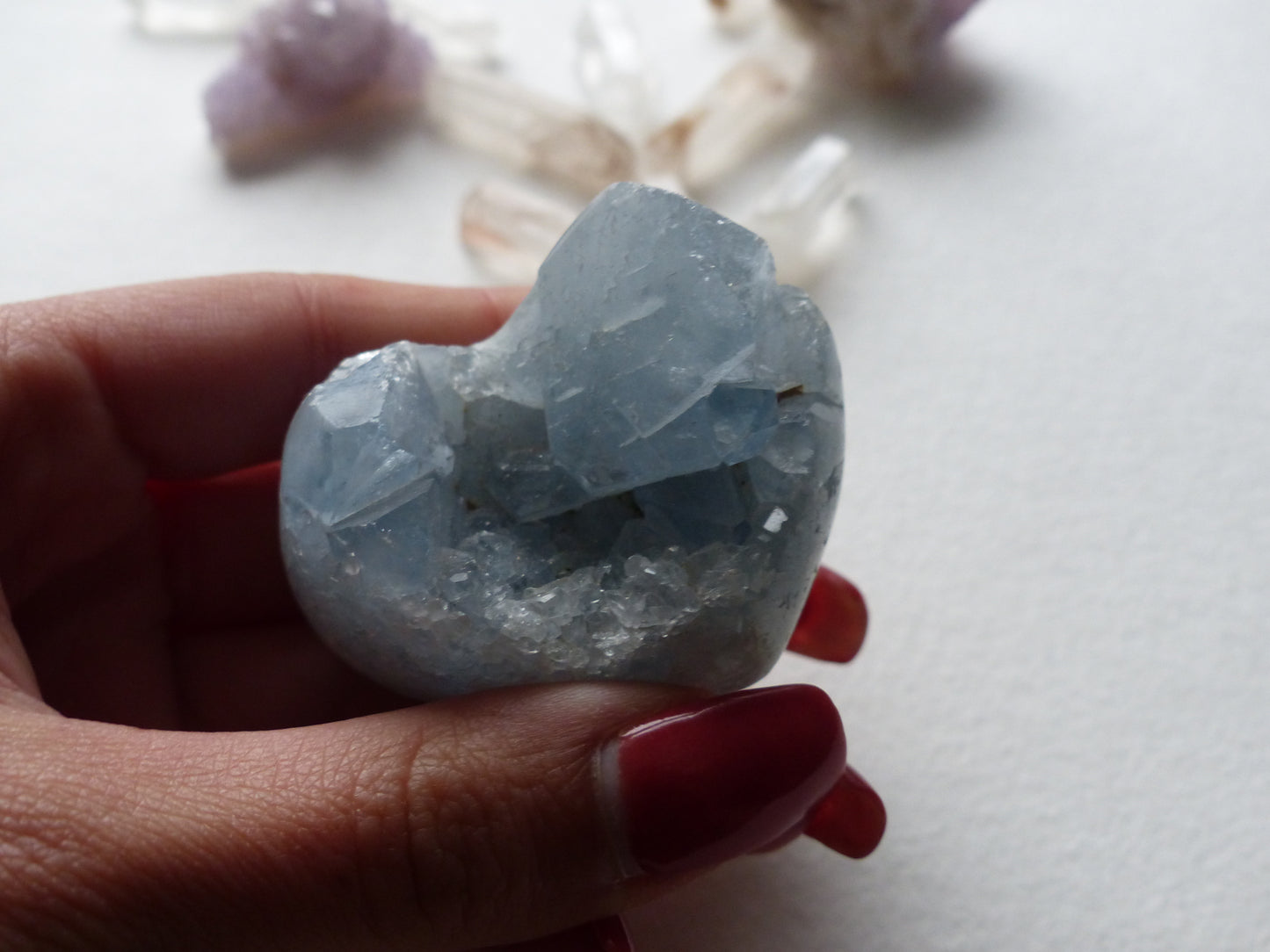 Celestite Heart