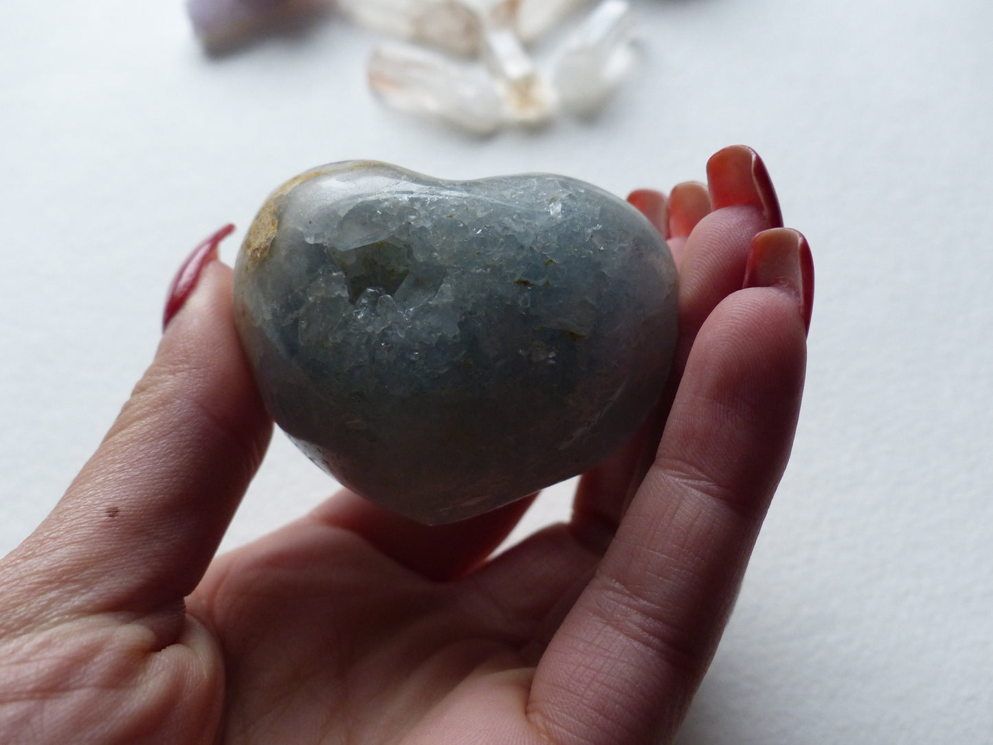 Celestite Heart