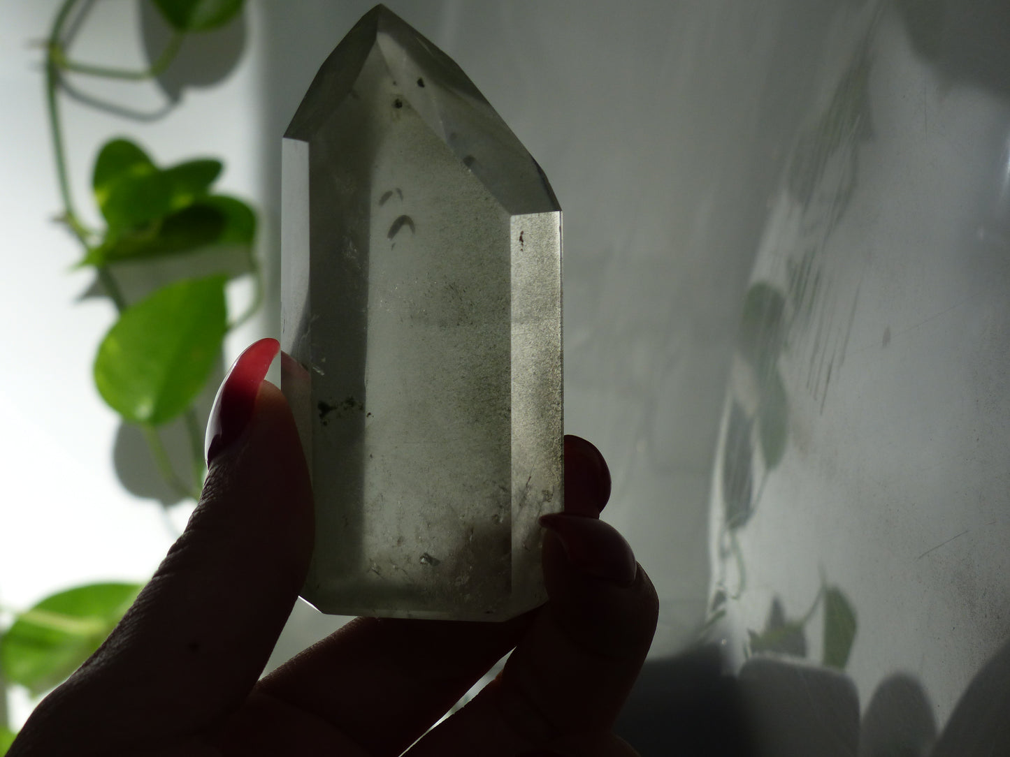 Garden Quartz Point, Lodolite Point (#3)