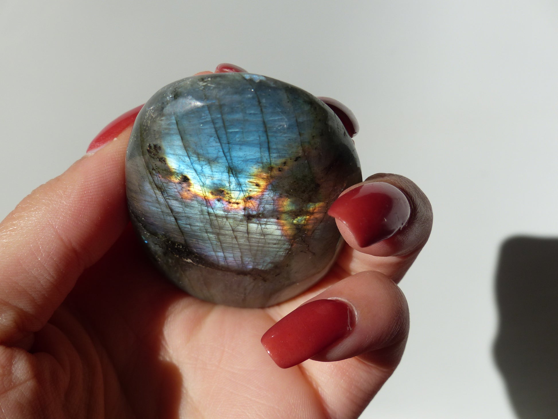 Labradorite Palm Stone (#50) - Simply Affinity