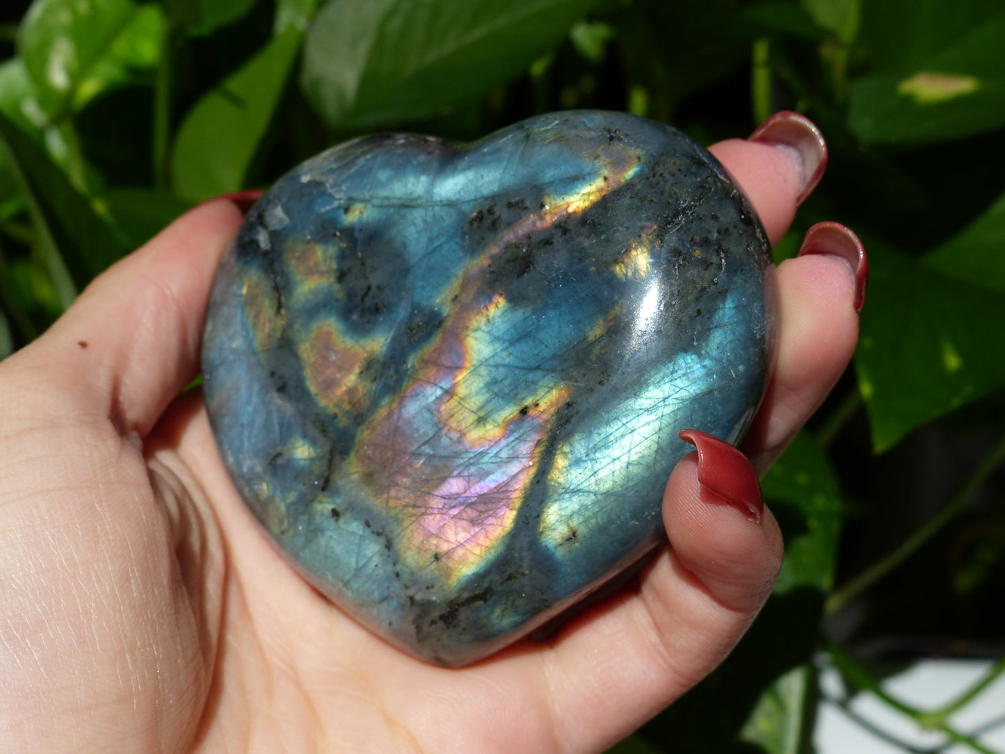 Labradorite Heart (#3)