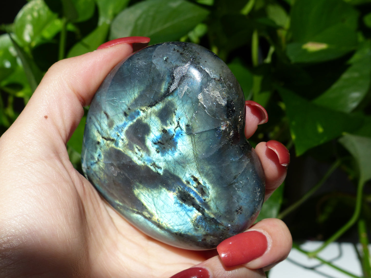Labradorite Heart (#3)