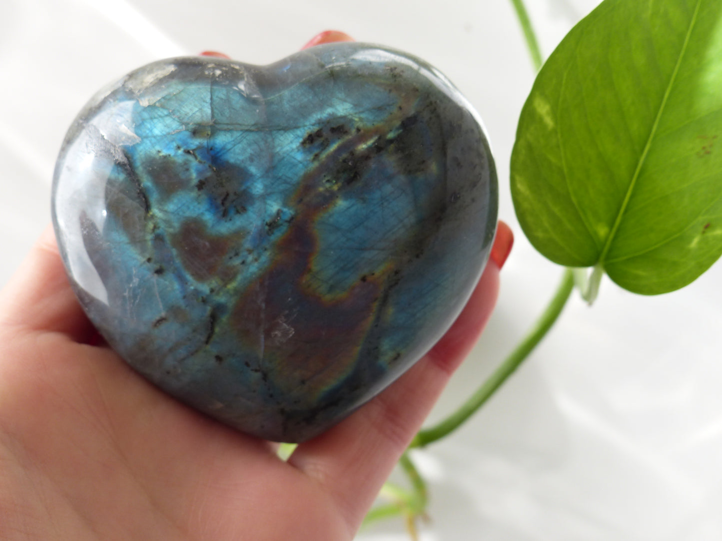 Labradorite Heart (#3)