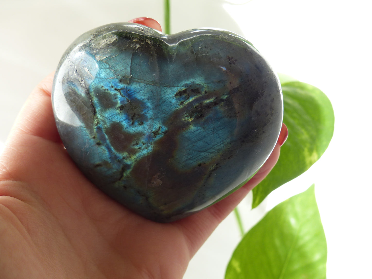 Labradorite Heart (#3)