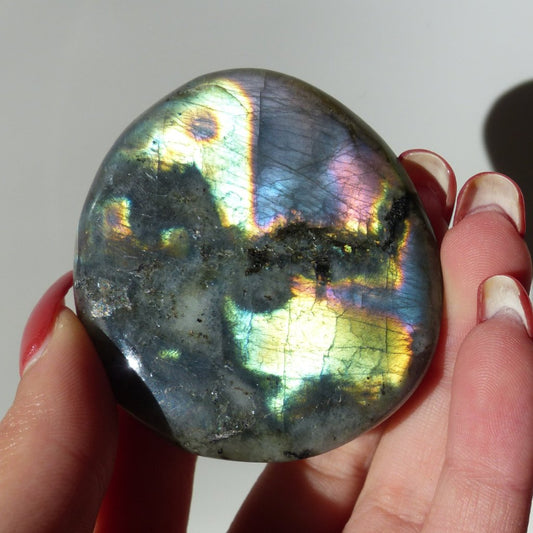 Labradorite Palm Stone (#48) - Simply Affinity