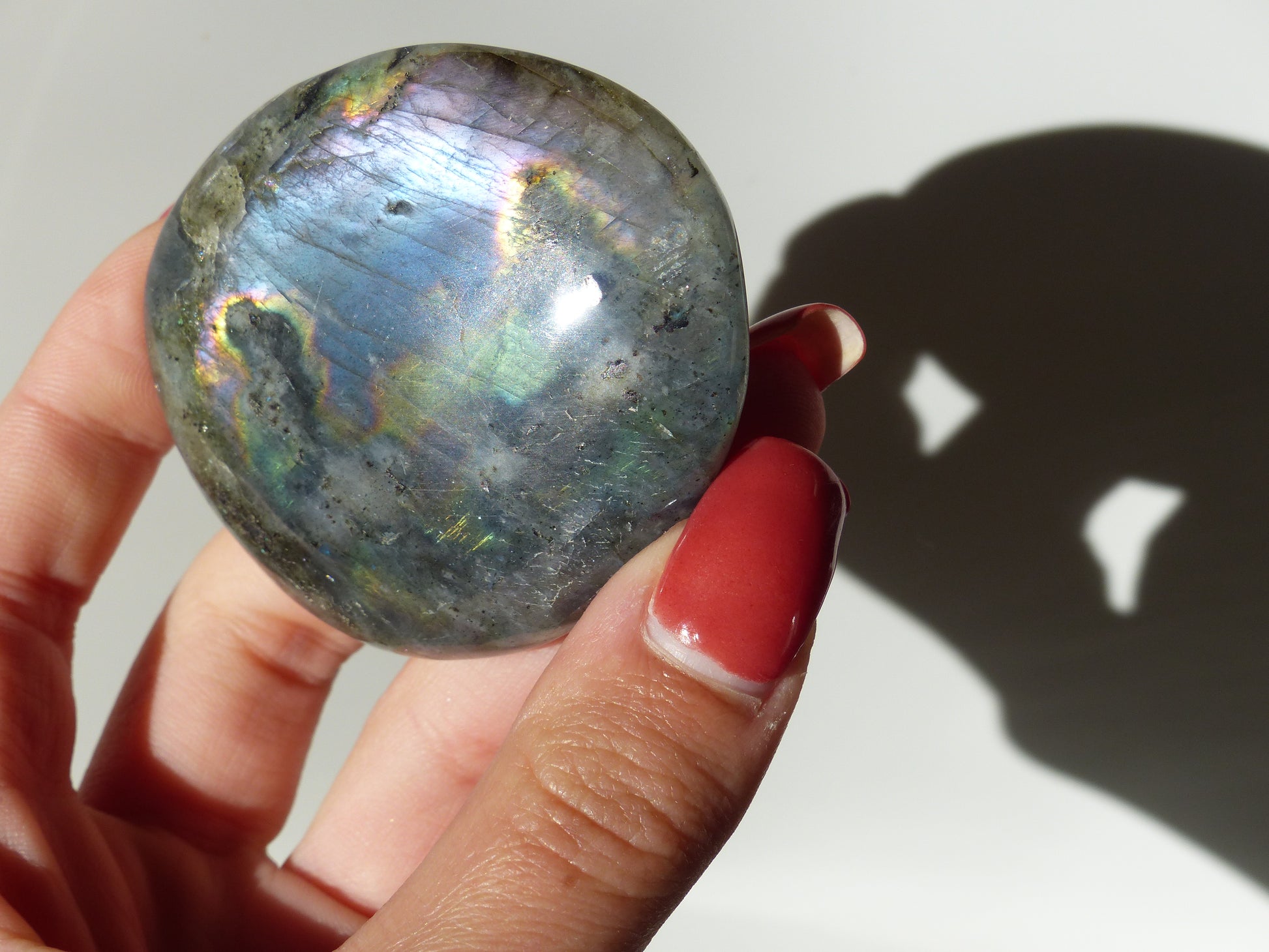Labradorite Palm Stone (#48) - Simply Affinity