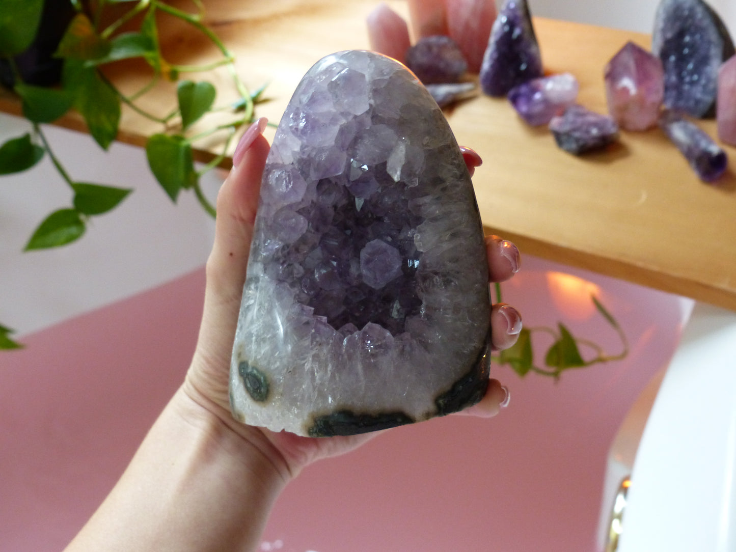 Amethyst Geode Free Form, Polished (#2) - Simply Affinity