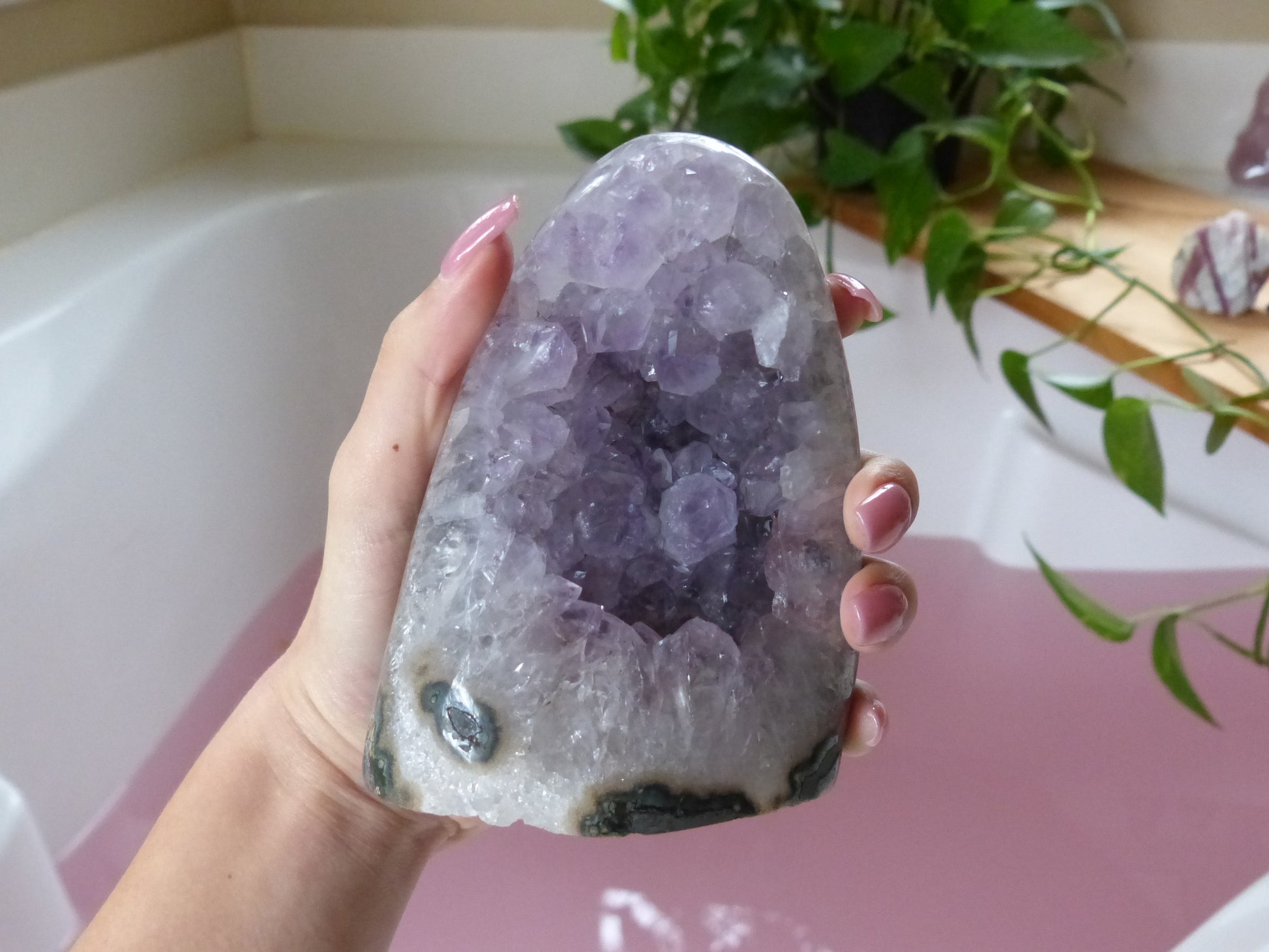 Amethyst Geode Free Form, Polished (#2) - Simply Affinity