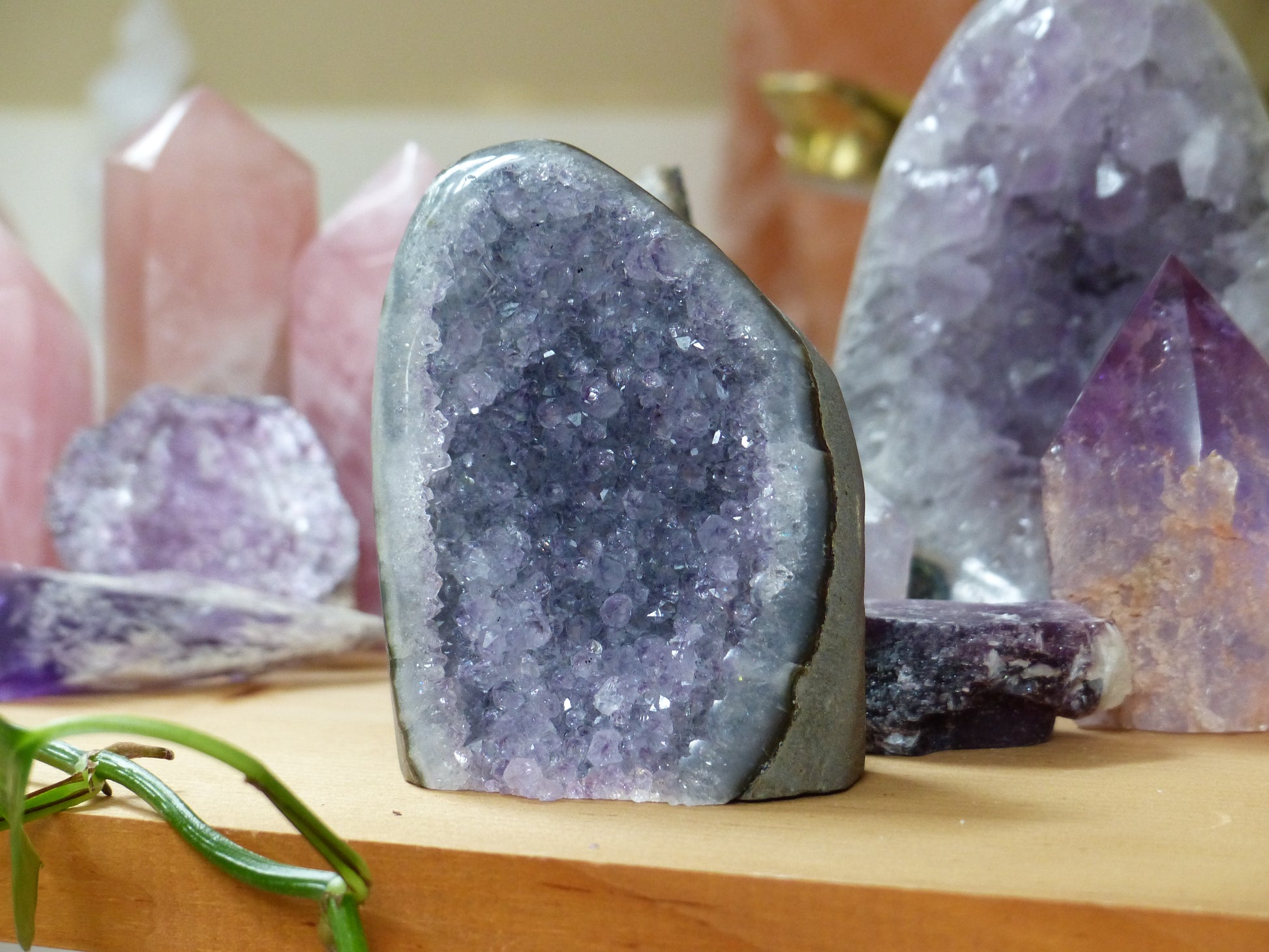 Amethyst Geode Free Form, Polished (#1) - Simply Affinity