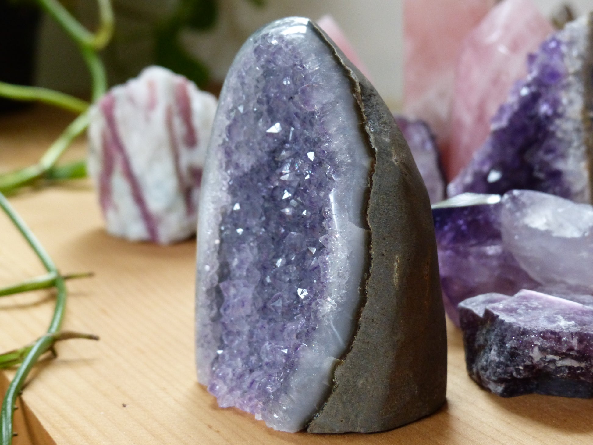 Amethyst Geode Free Form, Polished (#1) - Simply Affinity