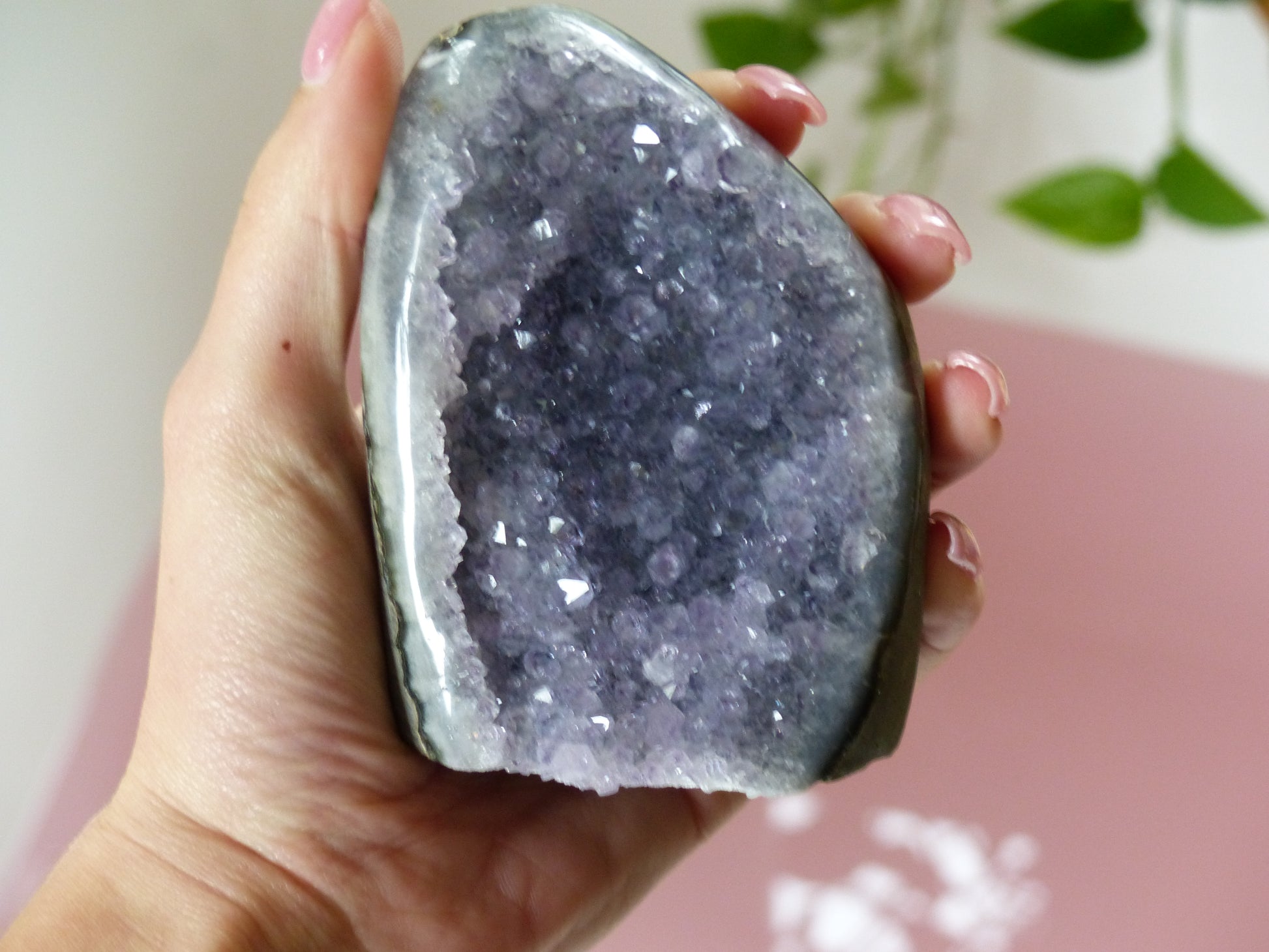 Amethyst Geode Free Form, Polished (#1) - Simply Affinity