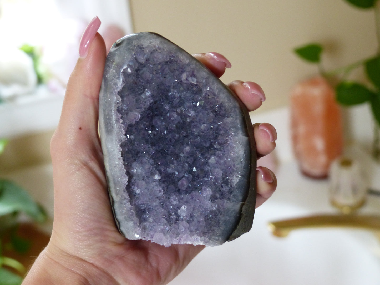 Amethyst Geode Free Form, Polished (#1) - Simply Affinity